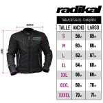 Chaqueta Moto Radikal Concept Negra Impermeable Proteccion - Imagen 4
