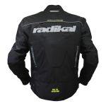 Chaqueta Moto Radikal Concept Negra Impermeable Proteccion - Imagen 3