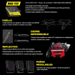 Chaqueta Moto Radikal Concept Negra Impermeable Proteccion - Imagen 9