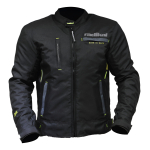 Chaqueta Moto Radikal Concept Negra Impermeable Proteccion
