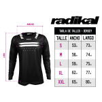 Jersey Race Negro - Radikal - Motocross / Atv - Imagen 6