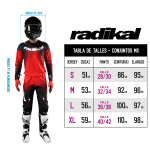 Traje completo Radikal Aero Rojo - Motocross / Atv / Mx - Imagen 4