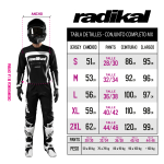 Traje completo Radikal Solid Black - Motocross / Atv / Mx - Imagen 8