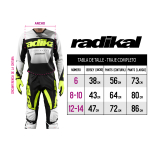 Traje completo Radikal Kick Fluo - Motocross / Atv / Mx - Imagen 6