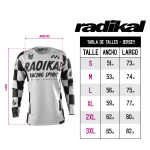 Jersey Spirit White - Radikal - Motocross / Atv - Imagen 6