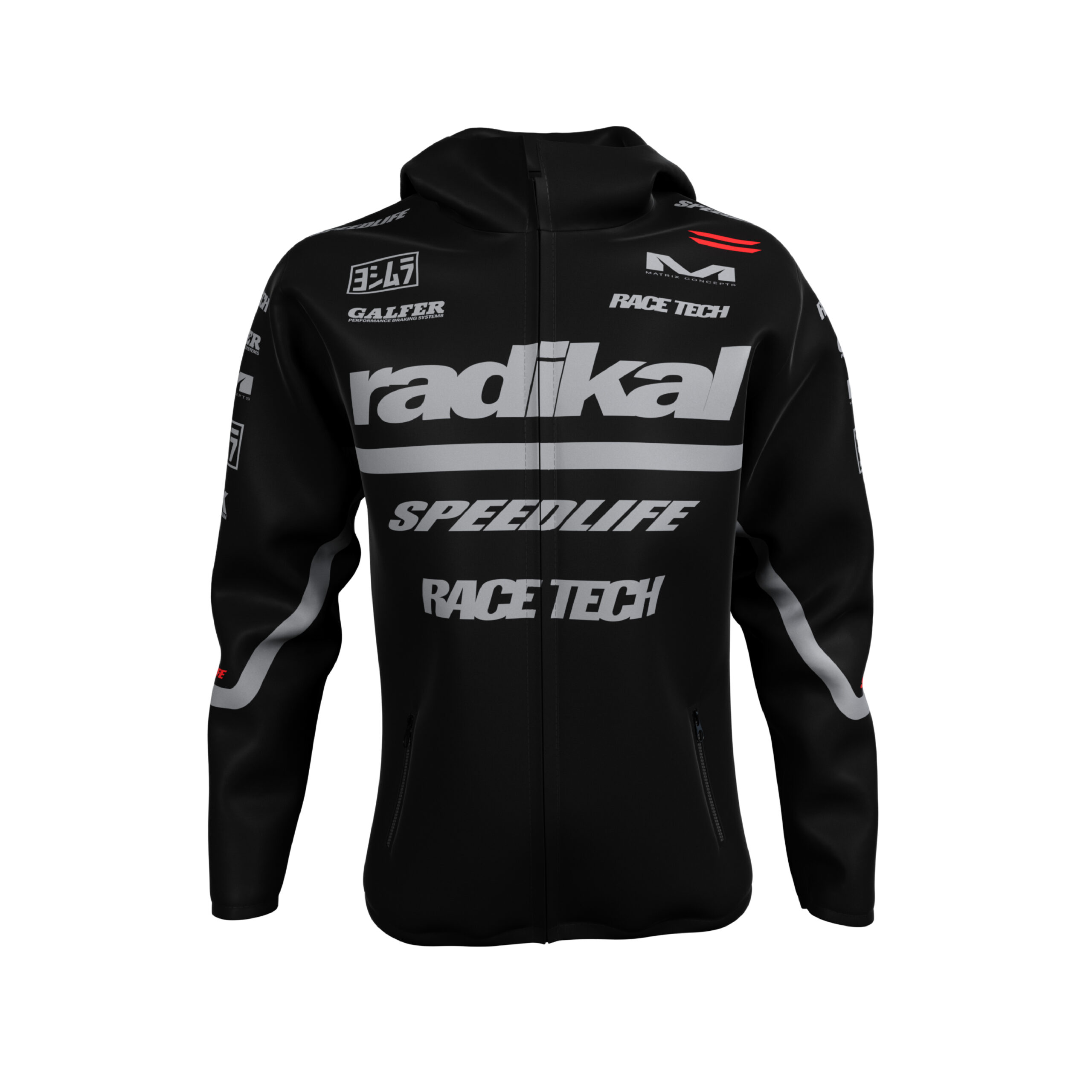 FOTO 1 Cortaviento GP Negro Radikal Racing Motocross/atv/mtb - Imagen 1