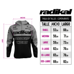 Cortaviento GP Gris Radikal Racing Motocross/atv/mtb - Imagen 5
