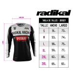 Jersey Thunder Black- Radikal - Motocross / Atv - Imagen 6