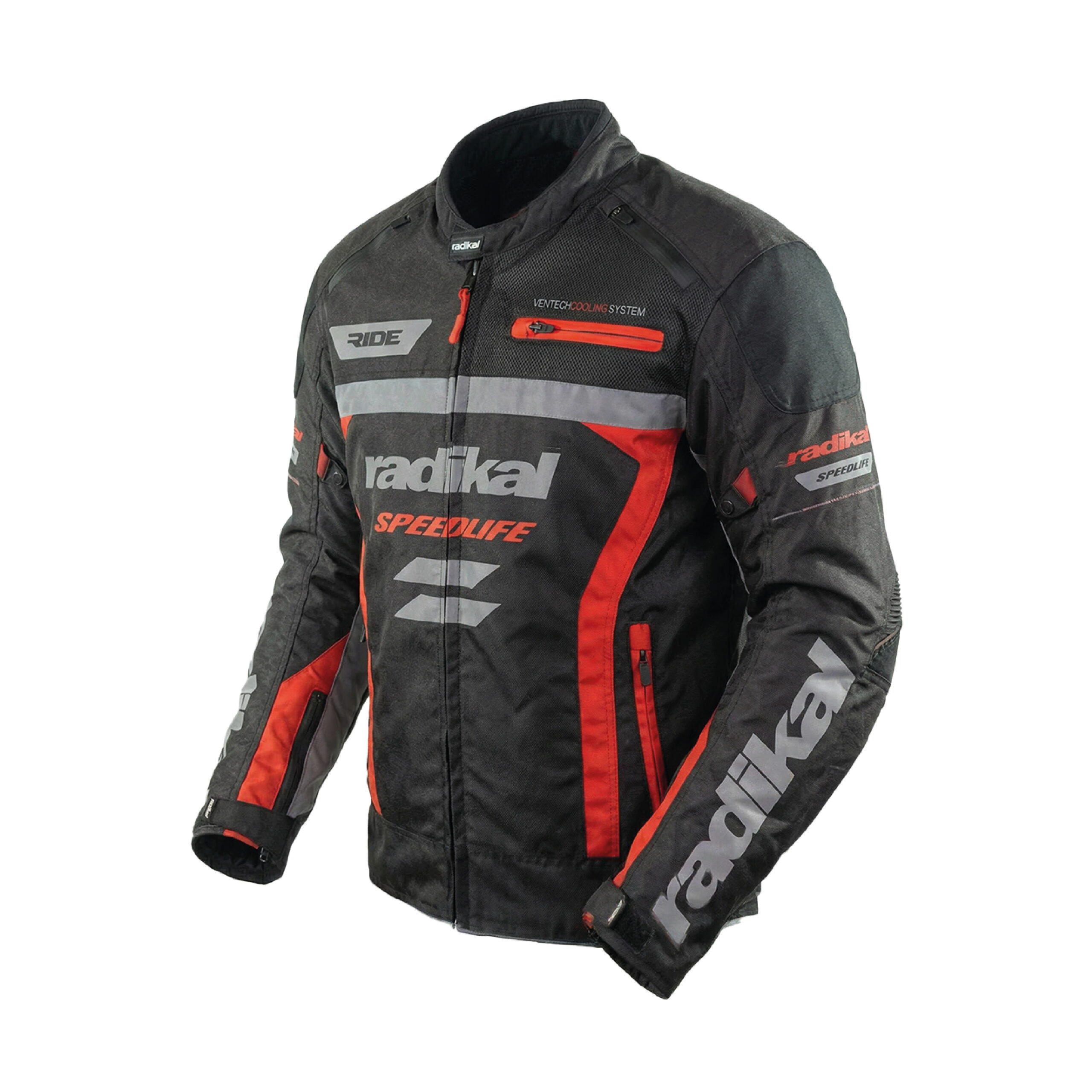 RIDE FUSE BLACK RED-1 Chaqueta Ride Fuse Black Red - Imagen 1